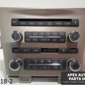 OEM 2009-2012 Lincoln MKT 3.5L CD player XM Radio Climate Control Panel