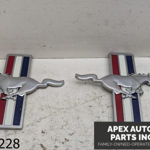 OEM 2007 Ford Mustang 4.0L fender emblem badge decal logo 2 PC