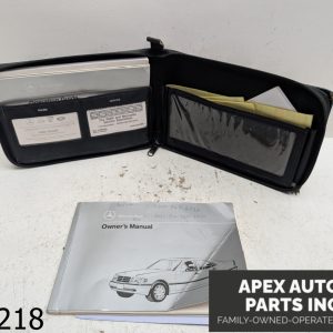 OEM 1995 Mercedes C280 2.8L Owner's Manual Book Case Black CASE
