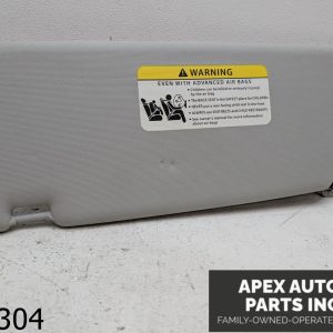 OEM 2012 Volkswagen Passat 2.5L Passenger Right Side Sun Visor Gray