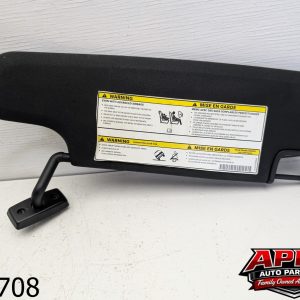 OEM 2016 Jeep Wrangler JK 3.6L Left Driver Sunvisor Sun Visor Black