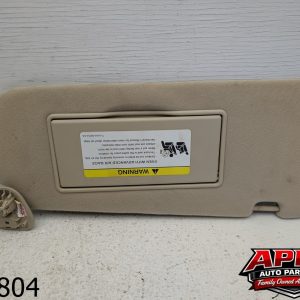 OEM 2005 Jaguar XJ8 4.2L Gray Right Passenger Side Sun Visor