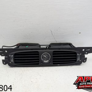 OEM 2005 Jaguar XJ8 4.2L Center Dash AC Dual Air Vent W/ Clock