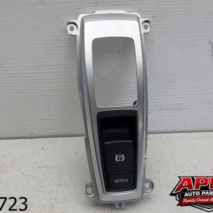 OEM 2011 BMW X5 3.0L Parking Brake Switch Hold Button W/Trim