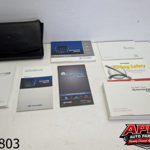 OEM 2013 Hyundai Santa Fe LEATHER CASE OWNERS MANUAL OPERATORS GUIDE USER GUIDE