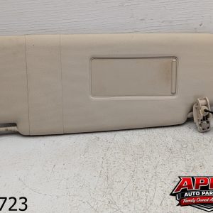 OEM 2012 Volkswagen Passat 2.5L Driver Left Side Sun Visor Gray W/Homelink