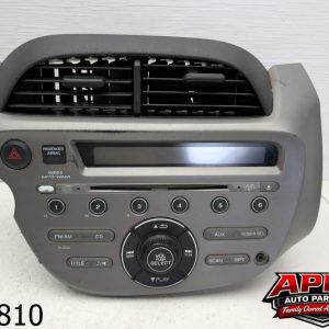 OEM 2009 Honda Fit 1.5L AM FM RADIO STEREO DASH BEZEL PANEL ASSEMBLY