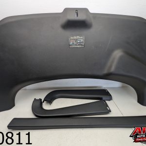 OEM 2005 Nissan 350Z 3.5L Black Rear Trunk Hatch Decklid Interior Trim Panel Set