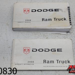 OEM 2008 Dodge Ram 1500 5.7L Owners Manual Operator Guide