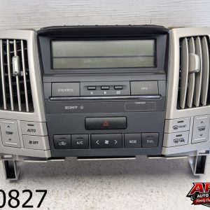 OEM 2007 Lexus RX350 3.5L AC Climate Control Temperature Radio Panel