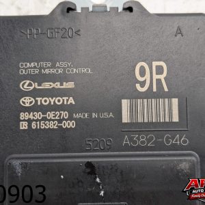 OEM 2024 Lexus RX350 2.4L AWD FRONT RIGHT OUTER MIRROR CONTROL MODULE