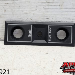OEM 1988 Cadillac Fleetwood 4.5L  Power Fuel Door Trunk Release Button Bezel