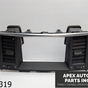 OEM 2013 Infiniti QX56 5.6L DASH DISPLAY BEZEL & CENTER AC AIR VENT GRILLES