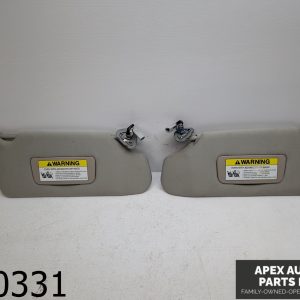 OEM 2007 Acura TL 3.2L Interior Sun Visor Pair