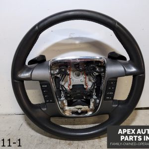OEM 2010-2013 Ford Taurus 3.5L Steering Wheel Leather Black Radio Cruise Control