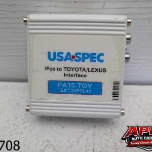 AFT 2007 Toyota Camry Hybrid 2.4L iPod to Factory Radio Wired Music Interface