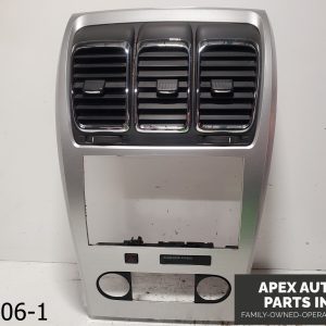 OEM 2007-2012 GMC Acadia 3.6L Radio Stereo Climate Control Bezel Trim Panel Dash