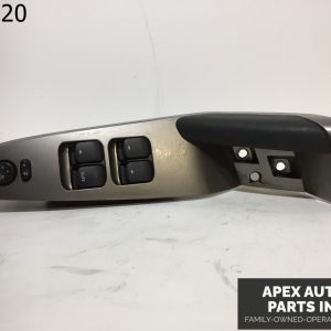 OEM 2007 Pontiac Left Master Driver Window Lock Control Switch Silver Trim