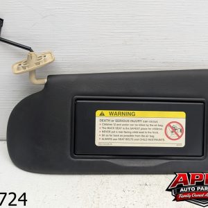 OEM 1999 Saab 9-3 2.0L Driver Left Sunvisor Sun Visor Black