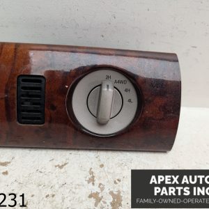 OEM 2004 Lincoln Navigator 5.4L  Navigator 4X4 4WD SWITCH CONTROL BEZEL TRIM