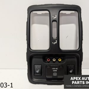 OEM 2011-2013 Jeep Grand Cherokee 3.6L Floor Console Rear Vent Trim Heat Seats