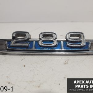 OEM 1967 Ford Fairlane 3.3L QUARTER PANEL EMBLEM