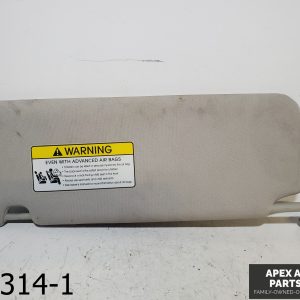 OEM 2016-2018 Kia Sorento 2.4L Passenger Sun Visor Sunvisor Gray