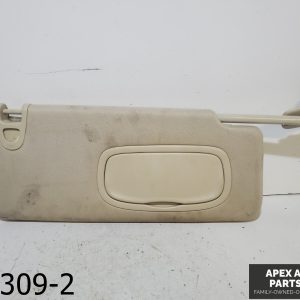 OEM 2015-2017 Chrysler 200 2.4L Passenger Sun Visor Sunvisor Tan Illuminated