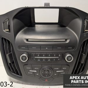 OEM 2015-2018 Ford Focus 2.0L Radio Face Control w/ Air Vent Trim Bezel