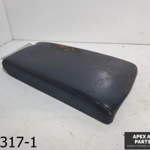 OEM 1987-1989 Jaguar XJ6 3.6L Center Console Armrest Black Leather
