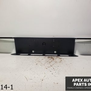 OEM 1992-1997 Cadillac Seville STS 1.3L  REAR LICENSE PLATE PANEL BLACK PLASTIC