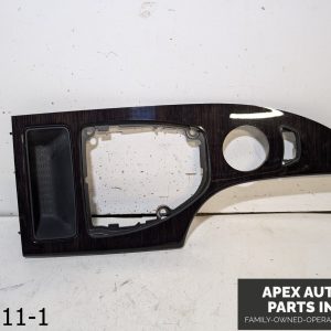 OEM 2008-2010 BMW 535XI 3.0L  CENTER CONSOLE SHIFTER BROWN WOOD TRIM