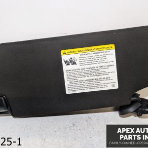OEM 2011-2015 Ford Explorer 3.5L Sun Visor Visor RIGHT HOMELINK BLACK Mirror