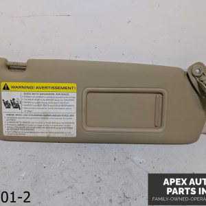 OEM 2006-2008 Audi A4 2.0L RIGHT PASSENGER SIDE SUN VISOR SUNVISOR TAN