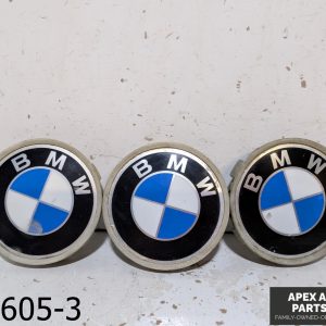 OEM 2002-2005 BMW 745I 4.4L Alloy Wheel Centre Caps 3 PC SET