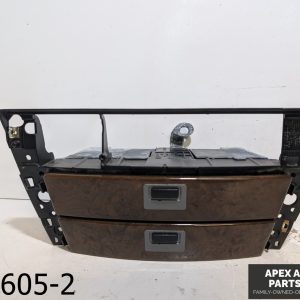 OEM 2002-2005 BMW 745I 4.4L Dash Dual Storage Compartment Wood 5145-8261058-9