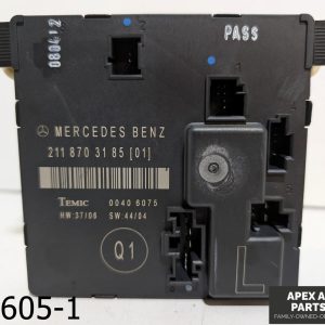 OEM 2007-2009 Mercedes E350 3.5L REAR LEFT DOOR CONTROL MODULE