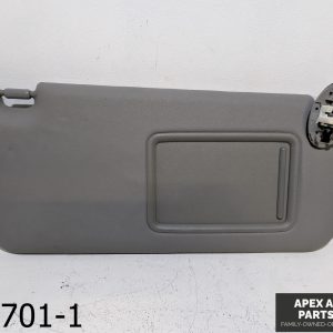 OEM 2009-2012 Toyota RAV4 3.5L Sun Visor Right Passenger Side Vinyl Mirror Gray
