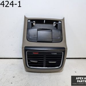 OEM 2011 Audi A4 2L REAR CENTER CONSOLE AIR VENT A/C AC TRIM PANEL COVER