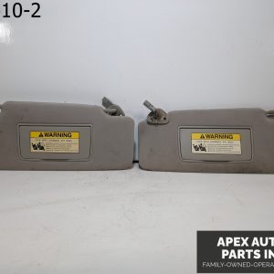 OEM 2005 Acura RL 3.5L Left Right Driver Passenger Side Sun Visor w/ Light