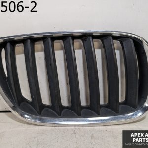 OEM 2005 BMW X5 3L FRONT GRILL UPPER HOOD BLACK CHROME LEFT LH DRIVER