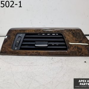 OEM 2006 BMW 330xi 3L Left Driver Dashboard Air Vent Glacier Silver Aluminum