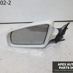 OEM 2005 Audi A4 2L Driver Left Side View Power Door Mirror White