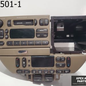 OEM 2001 Jaguar S-Type 4L PREMIUM SOUND AM-FM RADIO CASSETTE PLAYER CLIMATE