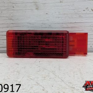 OEM 2004 Porsche Cayenne 4.5L Door Light Warning Lamp Reflector Red Lens