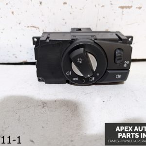 OEM 2008-2010 BMW 535XI 3.0L  HEADLIGHT FOG LIGHT CONTROL SWITCH DIAL BLACK