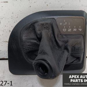 OEM 2004-2007 BMW 530i 3.0L  Auto Transmission Gear Shifter Boot Leather Trim