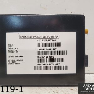 OEM 2004-2008 Chrysler Pacifica Satellite Receiver Computer Module 05064074AD
