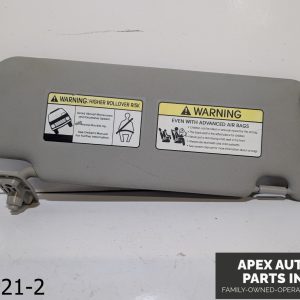 OEM 2011-2013 Kia Sportage 2.4L Driver Left Sun Visor 852203W130ED