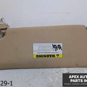 OEM 2007-2010 BMW X3 3.0L Sun Visor Vinyl Right Passenger Side